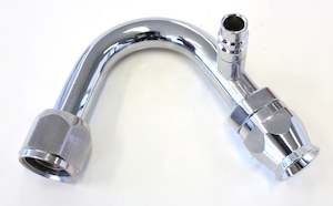 -10 A/C W/CHARGE PORT 135 DEG STAINLESS