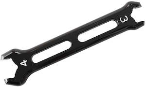 DOUBLE ENDED PRO SPANNER SINGLBLACK  -3AN TO -4AN