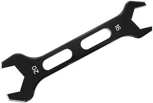 DOUBLE ENDED PRO SPANNER SINGLBLACK SPANNER -16AN TO -20AN