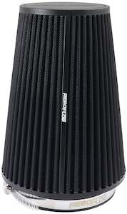 5" CLAMP-ON TAPERED FILTER 4.3 - 6.0 O.D, 8.50 HIGH BLACK