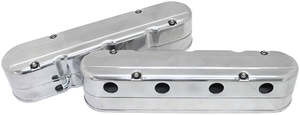 Manifolds 1: GM LS 2 PIECE VALVE COVERS CAST TALL RETRO SMOOTH POLISHE