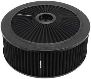 14" X 5" FULL FLOW ASSEMBLY 5-1/8" 1-1/8" DROP , BLACK,