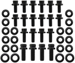 HOLDEN V8 OIL PAN BOLT KIT 12 POINT BLACK 253 308 304