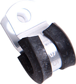 CUSHIONED P CLAMPS -7AN 5PK SILVER 11MM ID OR 7/16" ID