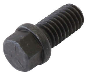 Flanges: HEADER BOLTS 3/8-16 1" UHL HEX HEAD BLACK PACK OF 12