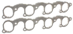 Ford 302-351C header flanges 2" oval port EDELBROCK PAIR