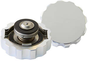 BILLET RADIATOR CAP 32MM 1.1b COMPLETE WITH BILLET COVER