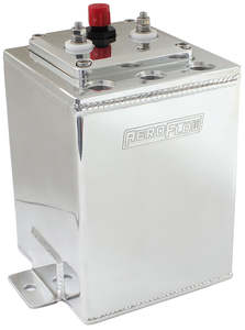 SINGLE PUMP SURGE TANK SUITS 40mm FUEL PUMPS POLISHED