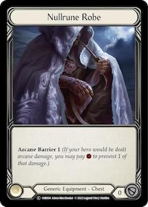Flesh And Blood Single: Nullrune Robe [1HB004] (History Pack 1 Bravo Blitz Deck)