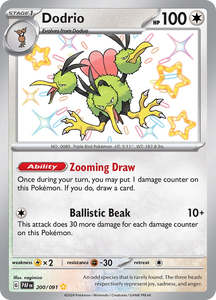 Games Over 200: Dodrio (200/091) [Scarlet & Violet: Paldean Fates]