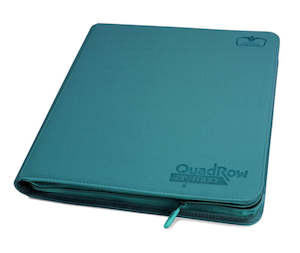 Card Binder: Xenoskin Quadrow Zip Folio (Petrol Blue)