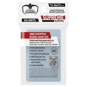 Boardgame Sleeves: Mini European (46mm x 71mm)