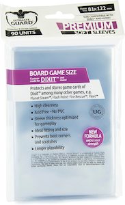 Boardgame Sleeves: Boardgame Size Custom Made (81mm x 122mm)