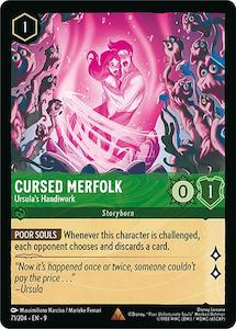 Lorcana Singles In Stock: Cursed Merfolk - Ursula's Handiwork (71/204) [Fabled]