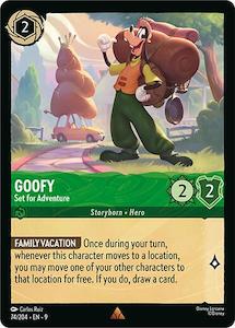 Lorcana Singles In Stock: Goofy - Set for Adventure (74/204) [Fabled]