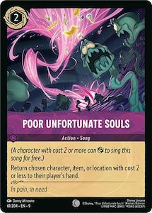 Lorcana Singles In Stock: Poor Unfortunate Souls (61/204) [Fabled]