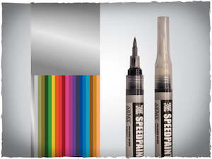 Paint Markers: Speedpaint Marker – Polished Silver Metallic
