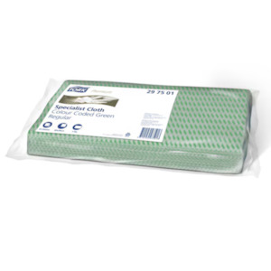 Cleaning: Tork Light Cleaning Cloth - 3 Colours