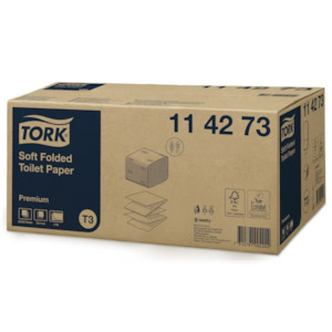 Toilet Paper: Tork Soft Folded Toilet Paper