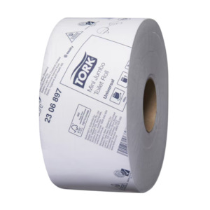 Toilet Paper: Tork Mini Jumbo Toilet Roll