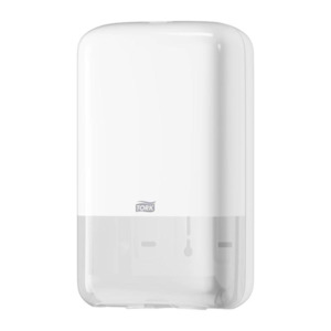 Toilet Paper: Tork Folded Toilet Paper Dispenser - White