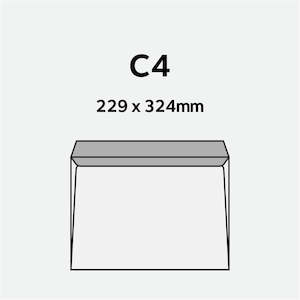 Envelopes: C4 Postage Paid  Seal Easi