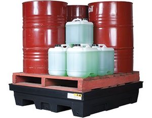 Products: 4 Drum Bund with Removable Grate - DB4G