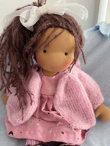Dolls play: Waldorf doll Luna