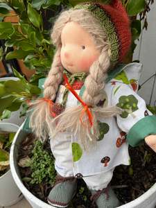Formed Waldorf inspired doll: Waldorf doll ”Foxy”