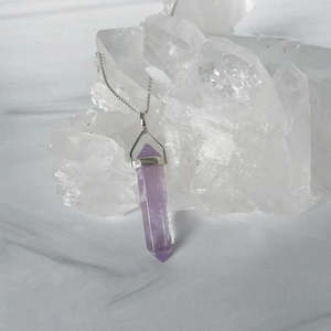 Amethyst Double Terminated Pendant
