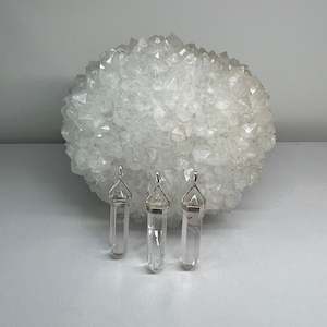 All Pendants 1: Clear Quartz Double Terminated Pendant