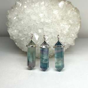 Rainbow Fluorite DT Pendant