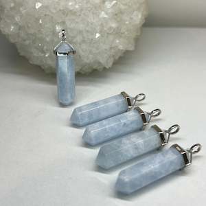 All Pendants 1: Blue Calcite DT Pendant (Large)