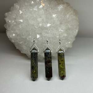 All Pendants 1: Dragon Blood  Double Terminated Pendant