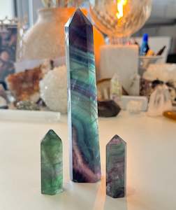 Towers Points: Rainbow Fluorite Towers