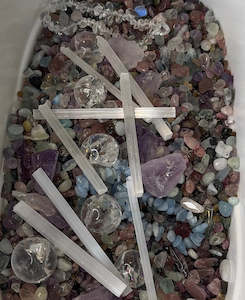 Selenite: Crystal Confetti - Heart Harmony Mix