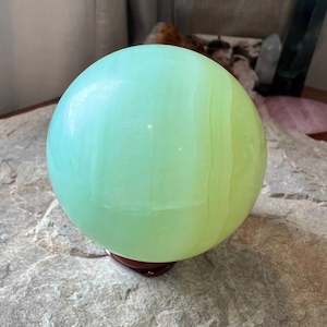 Pistachio Calcite Sphere