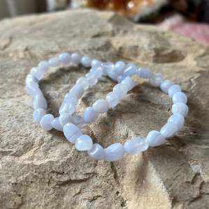 Crystals For Anxiety: Blue Lace Agate Bracelet