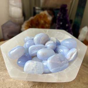 A- Blue Lace Agate - Tumble