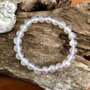 Rose Aura Quartz Bracelet