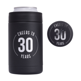Products: Celebration 30th Insulated Drink Cooler & Badge Set