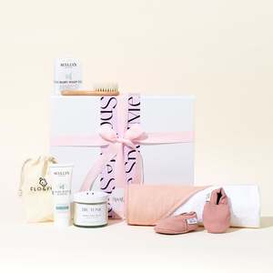Gift Boxes Baskets Under 200: BABY BATH-TIME GIFT BOX // PINK