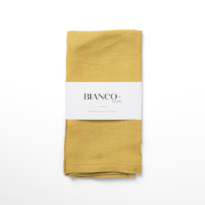 Linen Tea Towel // Honey