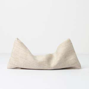 LINEN WHEAT BAG SAND // SMALL