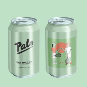 Green: GREEN PALS - VODKA, HAWKE'S BAY LIME AND SODA