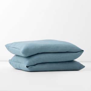 Blue: LINEN WHEAT BAG BLUEBELL // LARGE