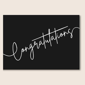 CONGRATS GREETING CARD