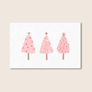 Spoil Me Cards: PINK TREES GREETING CARD