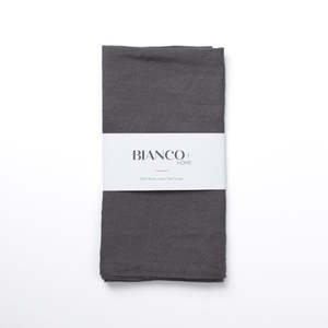 Linen Tea Towel // Charcoal