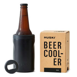 Black: Huski Beer Cooler 2.0 Black